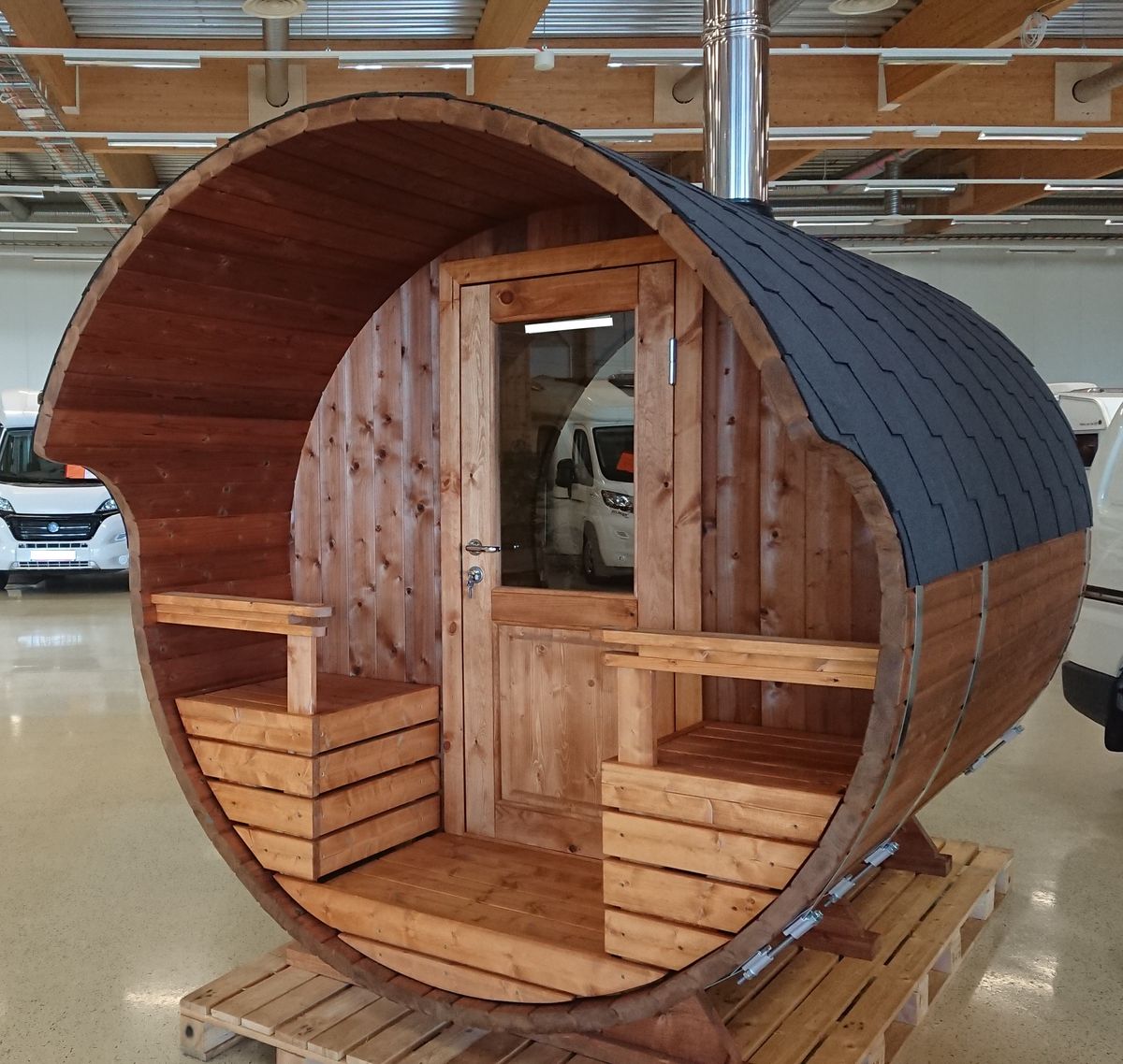 Badstuetønne Arctic ø 2,1 x 2,6 m