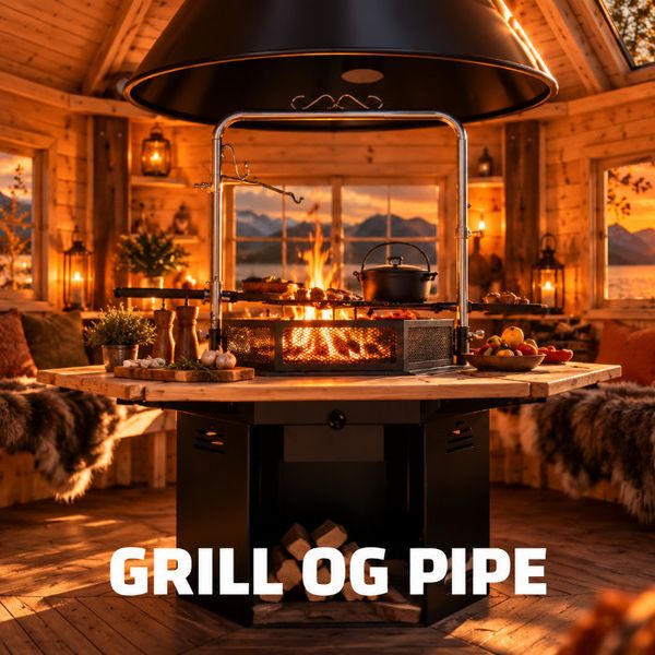 Grill og pipe