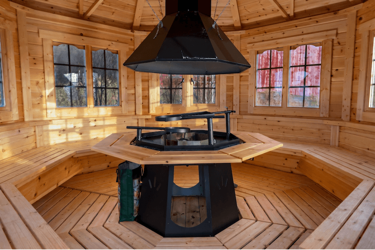 Grillhytte Dina 15 Royal - Buet vegg
